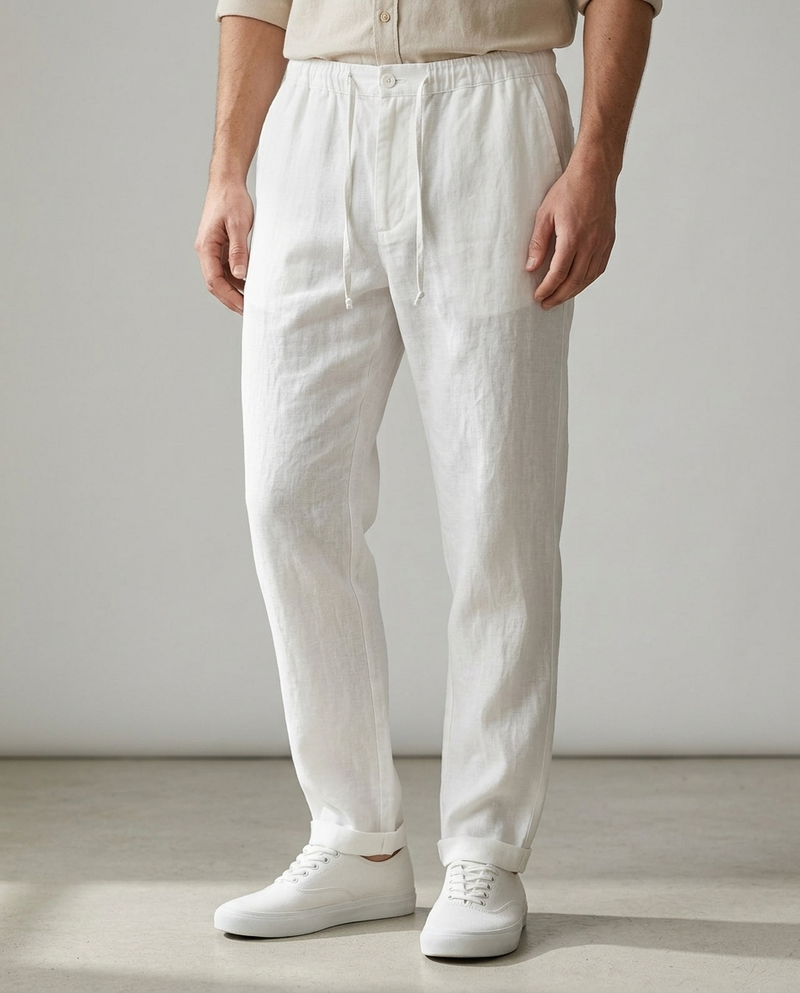 SOLENNE Linen Pants