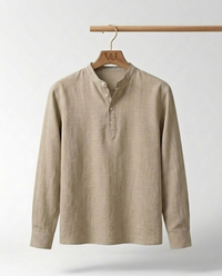 Santorini Linen Summer Shirt 1